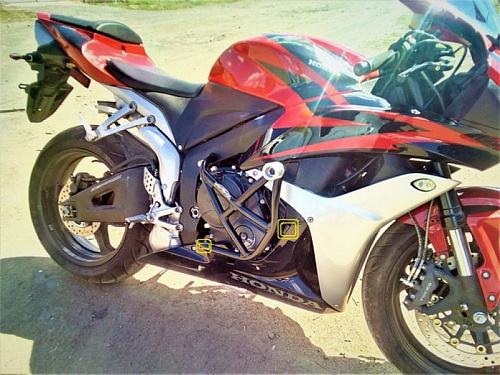 Дуги защитные HONDA CBR600RR (2007-2008)