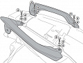 Установочный комплект (набор крепежей) GIVI для TE4103 на Kawasaki Versys 650