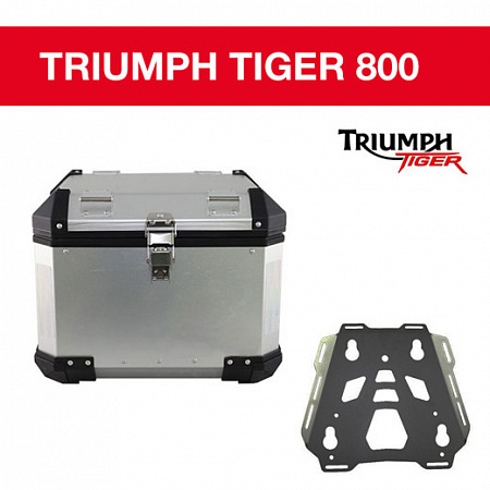 Центральный кофр + багажник для Triumph tiger 800