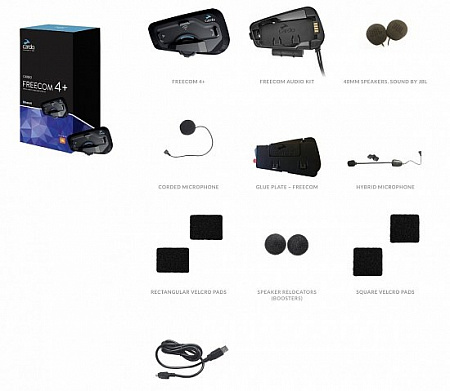 Мотогарнитура Сardo Scala Rider FREECOM 4+ JBL SINGLE