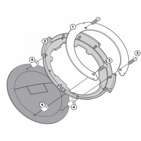 Крепеж сумки на бак мотоцикла GIVI TANKLOCK для BMW F 800 R; BMW F 800 GT