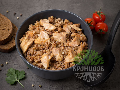 Греча со свининой
