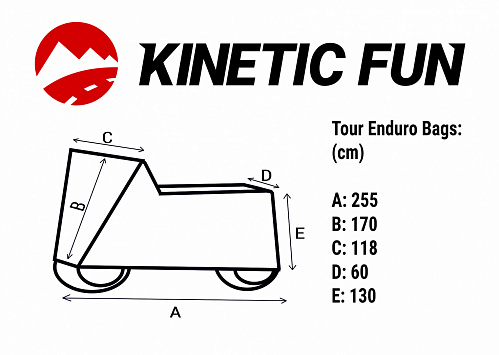 Чехол на мотоцикл "Tour Enduro Bags Transformer"