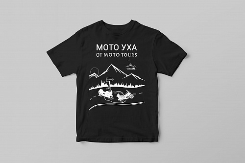 Футболка МотоУха Черная