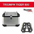 Центральный кофр + багажник для Triumph tiger 800