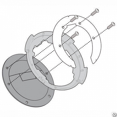 Крепеж сумки на бак мотоцикла GIVI TANKLOCK BMW GS-series / Ducati / KTM
